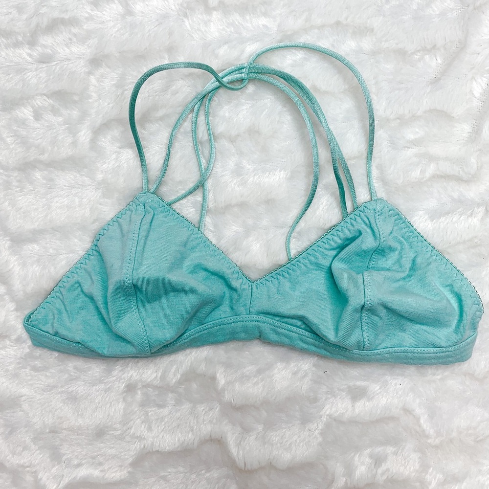 Victoria’s Secret Cage Bralette Teal Size M EUC